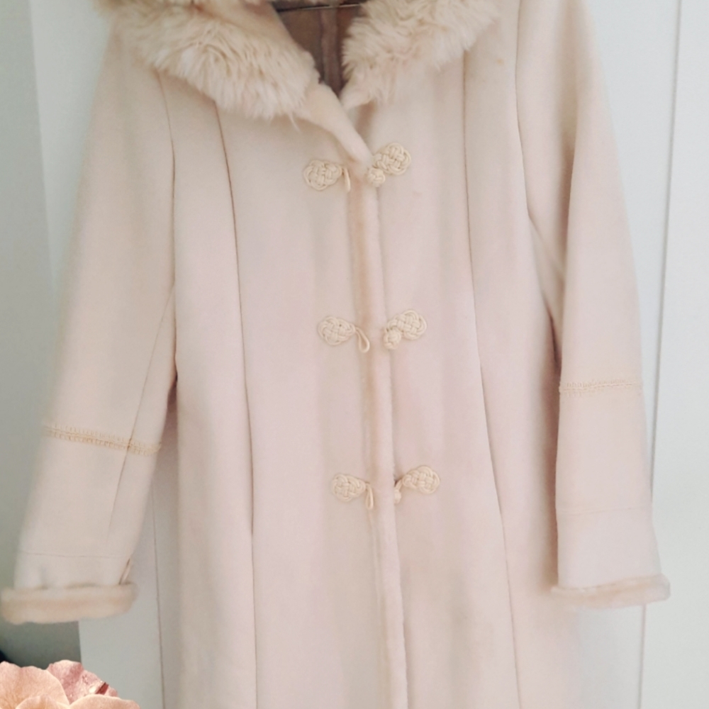 Laura Petites coat, size m, beige - Picture 2 of 3